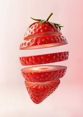 Sliced Strawberry
