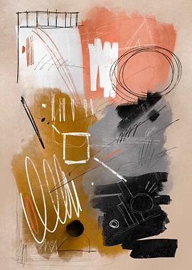 Abstract Art with Geometric Shapes