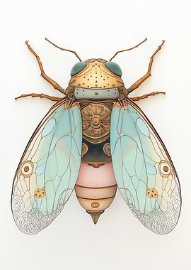 Steampunk Cicada