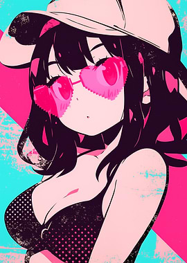 Anime Girl in Sunglasses