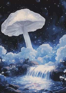 Giant Mushroom Night