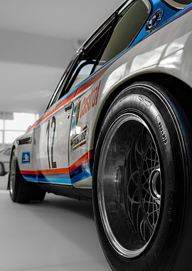 BMW Race Car Close-up