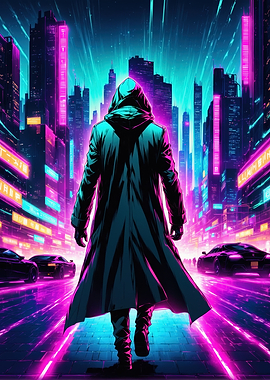 Anime Cyberpunk Cityscape