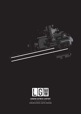 London Gatwick Airport Map