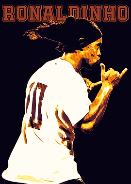 Ronaldinho Soccer Poster
