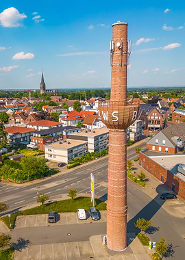 BWS Turm und Nikomedeskirche in Steinfurt