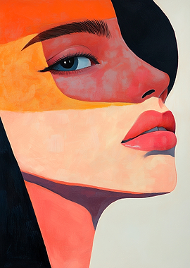 Abstract Woman Portrait