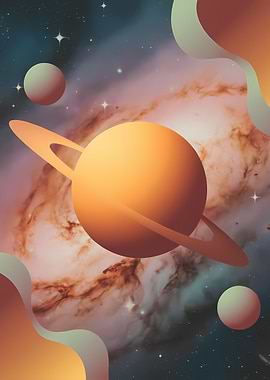 Swirling Night Galaxy