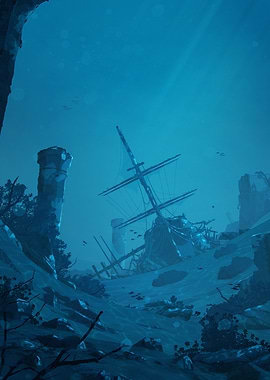 Sunken Shipwreck