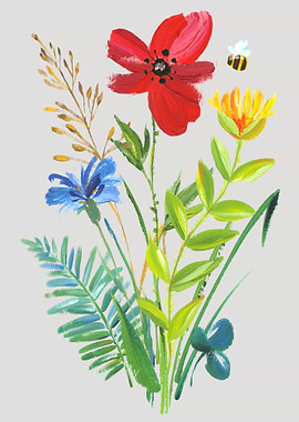 Floral Bouquet Painting