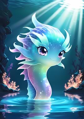 Cute Sea magical Sea Dragon