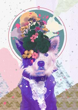 Floral Rebel Dog