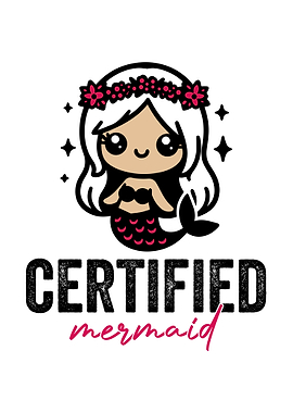 Certified Mermaid Illustration