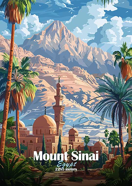 Mount Sinai Egypt Poster