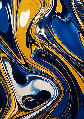 Abstract Swirling Colors