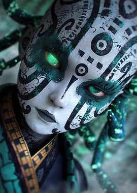 Gorgon with Green Eyes