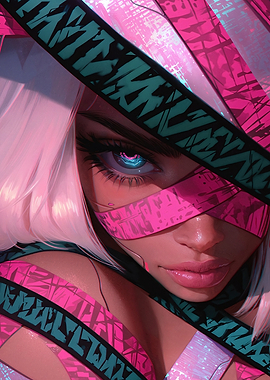 Cyberpunk Woman Portrait