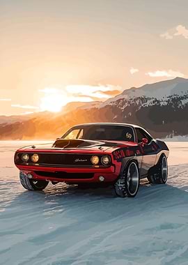 Dodge Challenger Sunset