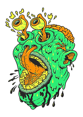 Gooey Monster Head