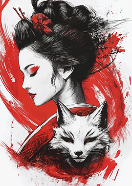 Geisha and Fox