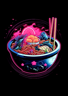 Neon Ramen Japan