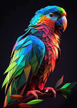Low Poly Parrot