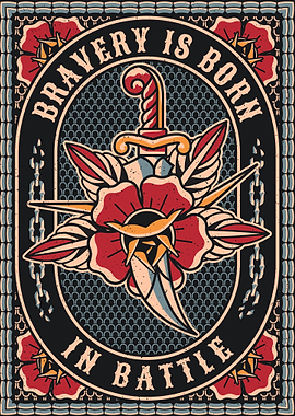 Bravery in Battle Tattoo