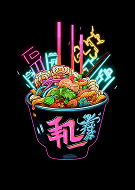 Neon Ramen Japan