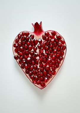 Heart-Shaped Pomegranate