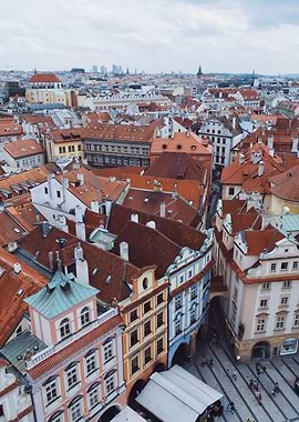 Prague Cityscape from Above