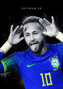 Neymar Jr. Brazil Jersey