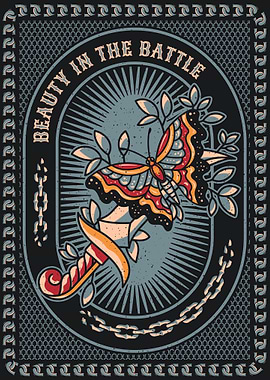 Beauty in Battle Tattoo