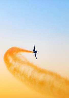 Airplane Smoke Trail