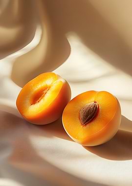 Apricots on Fabric