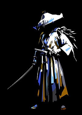 Samurai Warrior Silhouette