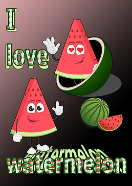 I Love Watermelon