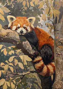 Red Panda in Tree