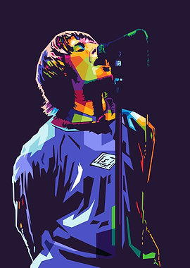Liam Gallagher Pop Art
