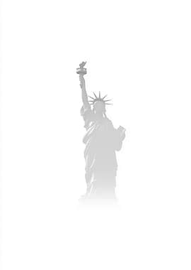 Statue of Liberty Silhouette