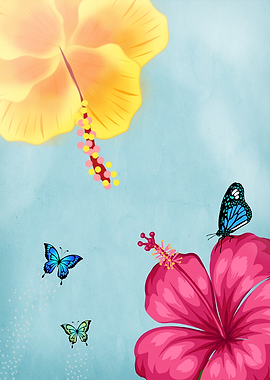 Hibiscus Flowers Of Harmony