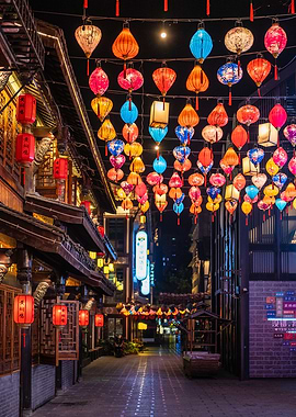 Chinese Lantern Street