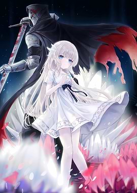 Anime Girl and Knight