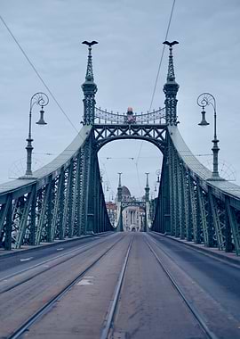 Green Bridge in Budapest