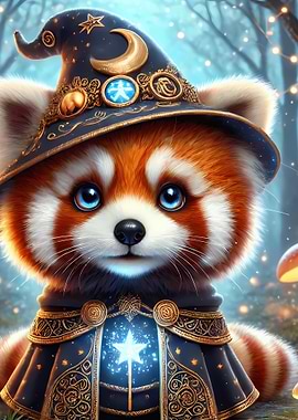 Red Panda Wizard