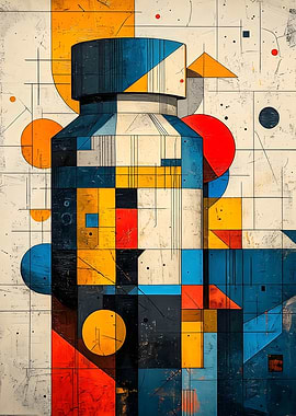 Cubist Vessel Harmony
