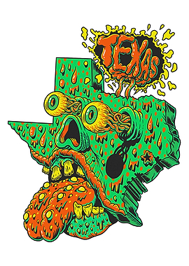 Texas Monster Illustration