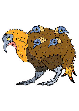 Bird with Multiple Heads