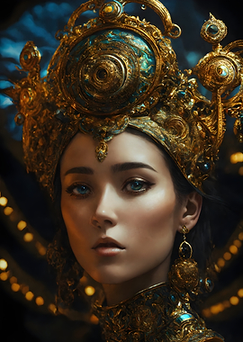 Golden Crowned Woman