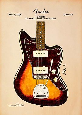 Fender Guitar Patent