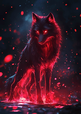 Fiery Wolf